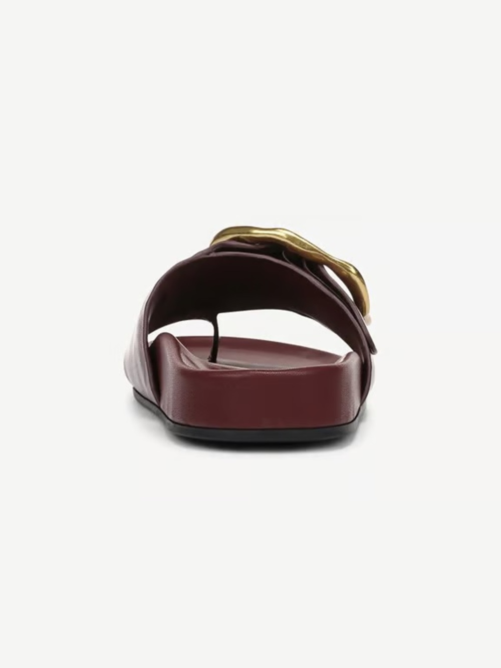 Franco Sarto Brianka Slide Sandal wine red leather brand new in box nvr worn 11! - Picture 5 of 6